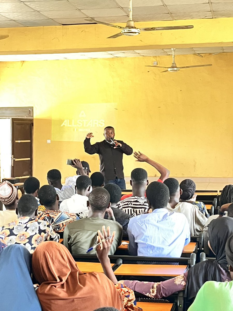 Web3TechU's tweet photo. @JerryOjumah opening the event
#allstarsacademy #AATU https://t.co/bj7EHA4t3S