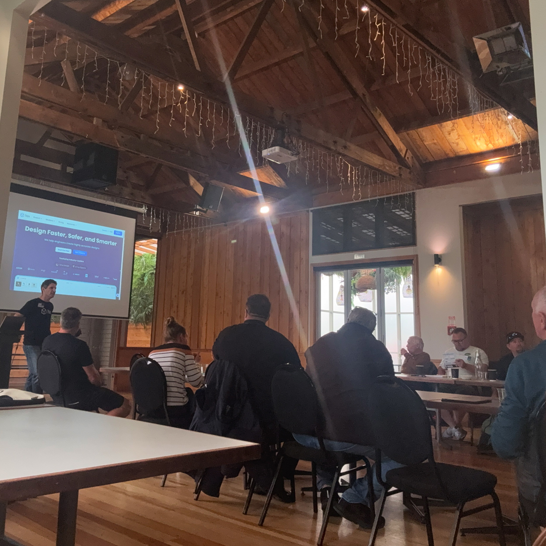 h2xengineering's tweet image. Campbell had the pleasure of presenting h2x at this week's NZICH AGM, showing how our software helps heating professionals design faster and more accurately. 🔥💻

Big thanks to the New Zealand Institute of Central Heating for having us!

#NZICH #HydronicHeating