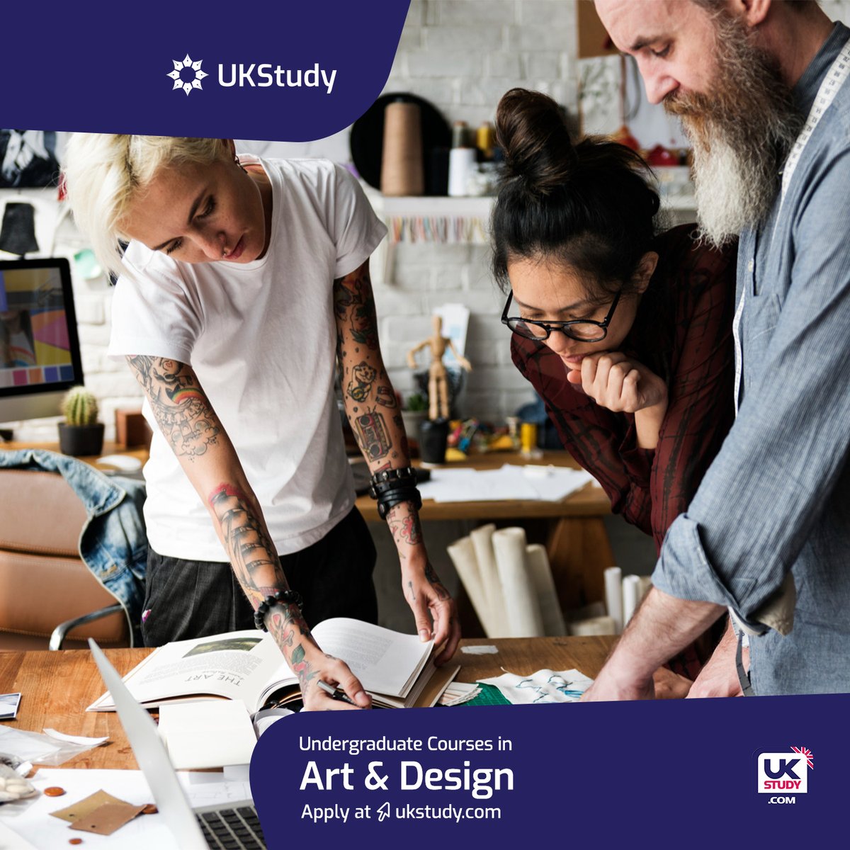 ukstudyofficial's tweet photo. 🎨 Study Art &amp; Design in the UK! Turn your creativity into a career! England is home to some of the world’s greatest artists and UK universities are among the most creative. Unleash your inner creativity with university degree in Art &amp; Design.

Apply now: https://t.co/b4Kn1QjAn1 https://t.co/ueVGHBdce9