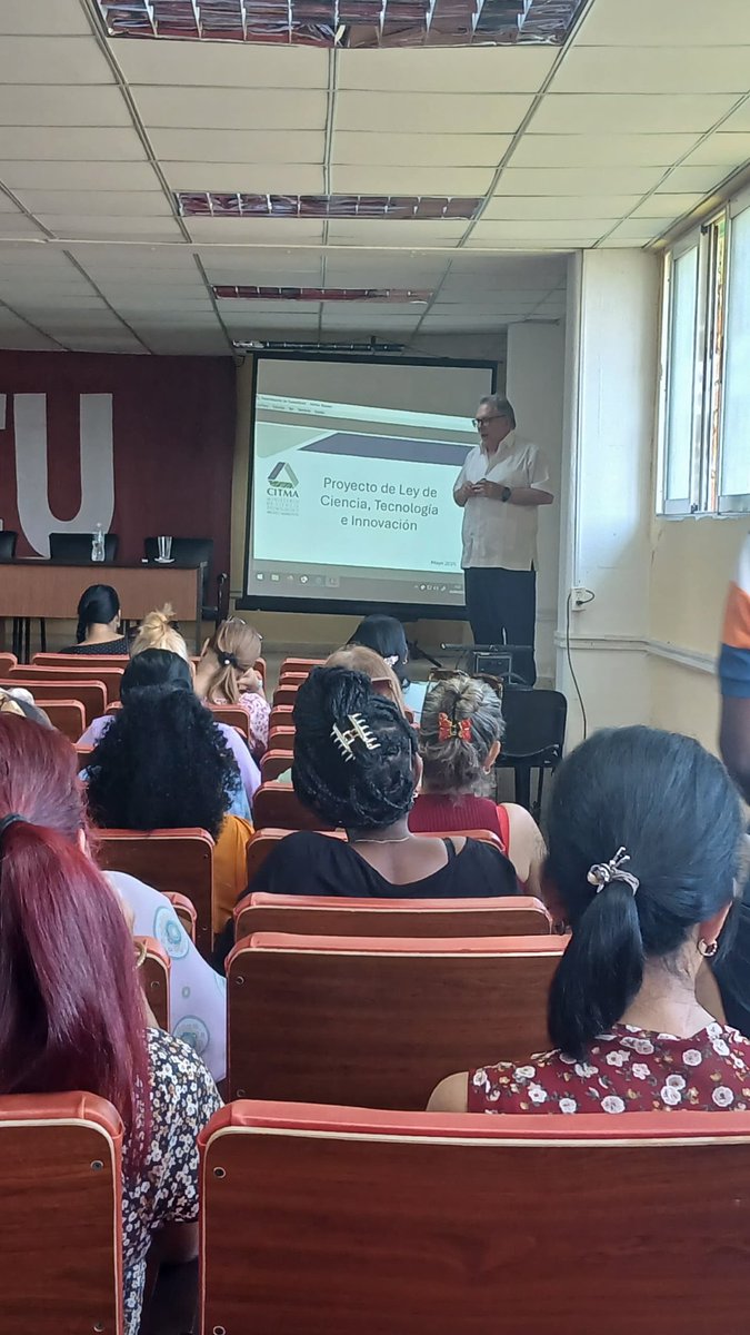 Universidad de Artemisa "Julio Díaz González" (@univartemisa) on Twitter photo #Ciencia || Presentada en nuestra <a href="/UnivArtemisa/">Universidad de Artemisa "Julio Díaz González"</a> la propuesta de Ley de Ciencia, Tecnología e Innovación, el espacio de discusión y presentación estuvo a cargo del <a href="/citmacuba/">Ministerio de Ciencia, Tecnología y Medio Ambiente</a>, con su Ministro al frente, el Dr. C <a href="/ArmandoRguezB/">Armando</a>.
<a href="/WalterBG_MES/">Walter Baluja García</a> <a href="/CubaMES/">MES</a> <a href="/ady_cfg/">Adianez</a> <a href="/Diz/">Manus Conaghan</a> #Ciencia || Presentada en nuestra <a href="/UnivArtemisa/">Universidad de Artemisa "Julio Díaz González"</a> la propuesta de Ley de Ciencia, Tecnología e Innovación, el espacio de discusión y presentación estuvo a cargo del <a href="/citmacuba/">Ministerio de Ciencia, Tecnología y Medio Ambiente</a>, con su Ministro al frente, el Dr. C <a href="/ArmandoRguezB/">Armando</a>.
<a href="/WalterBG_MES/">Walter Baluja García</a> <a href="/CubaMES/">MES</a> <a href="/ady_cfg/">Adianez</a> <a href="/Diz/">Manus Conaghan</a>