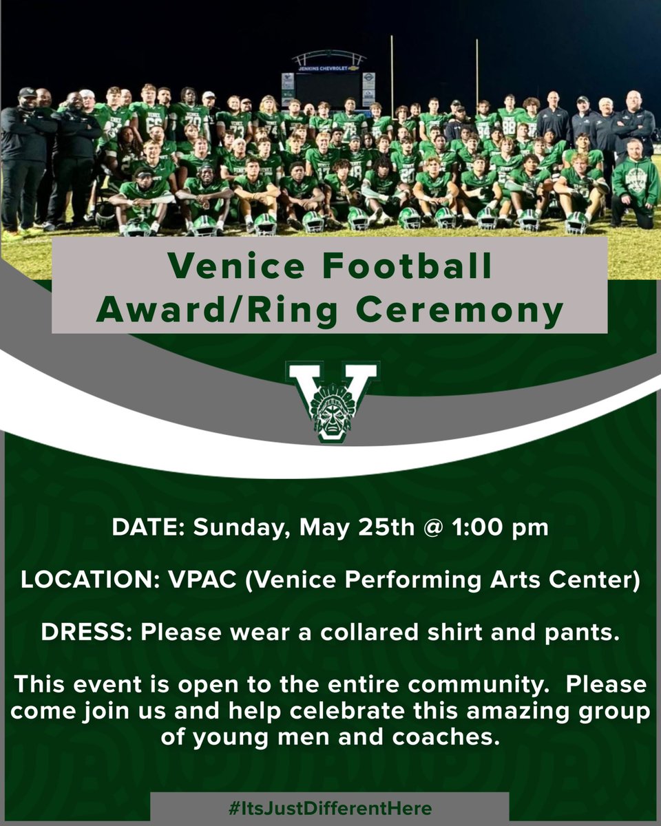 Come out and see the 2024 7A State Champs get their RINGS!!