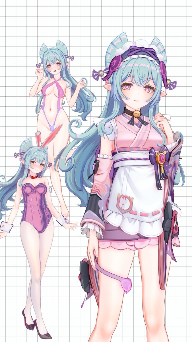 #原神  #GenshinImpact #Mizuki #コイカツ
本月的patreon和爱发店的更新，コイカツ人物卡，重绘梦见月瑞希的完整贴图。
画的时候感觉原神的官方贴图精度也在慢慢变高了。
现在一个月画两套角色感觉变得困难了