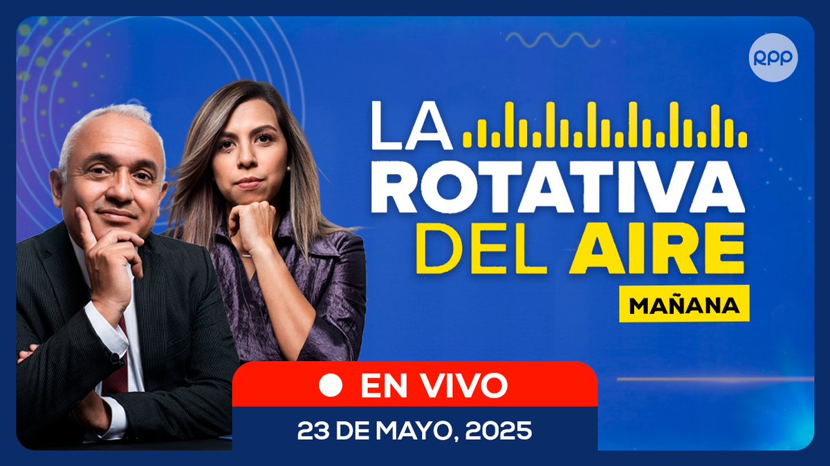 RPPNoticias's tweet photo. 🔴 ¡Ya iniciamos con La Rotativa Del Aire junto a Carlos Villarreal y Joanna Castro!

Mira EN VIVO aquí 👉 https://t.co/HwsuxcvTNr

📻 ► 89.7 FM / 730 AM
📺 ► Movistar 10 - 710 HD
📲 ► https://t.co/p3D4WYM0PK https://t.co/7QD33YstR0