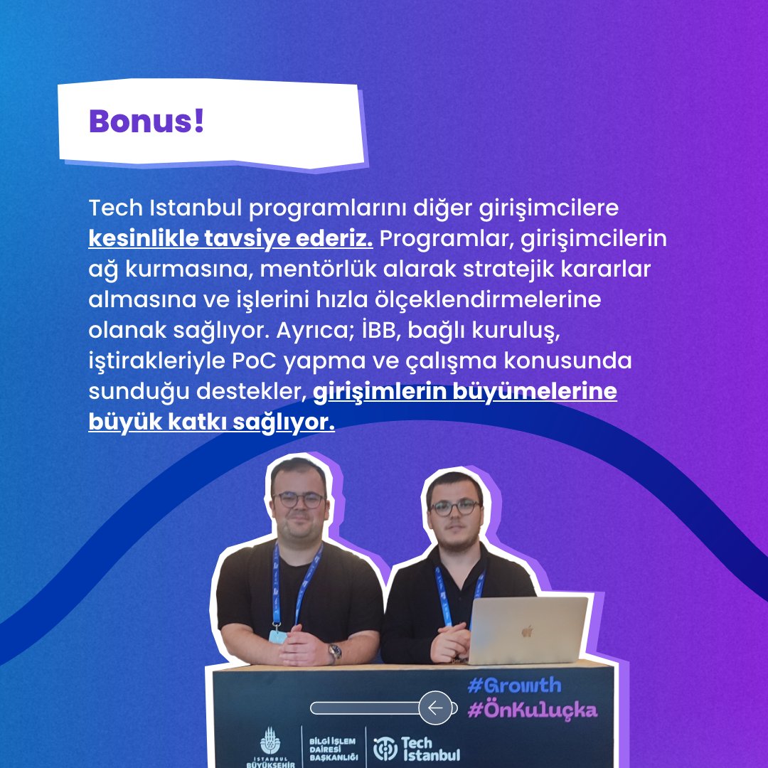 ibbtechistanbul's tweet image. Devamapp’in başarı yolculuğunu deneyimleyen girişimler arasında sen de yer alabilirsin. Tech Istanbul Ön Kuluçka’ya başvur; başarıya giden yola ilk adımını at.

🗓Unutma! Son Başvuru Tarihi 4 Haziran!
🔗Detaylar ve başvuru için: link.ibb.gov.tr/3SIsN6

#TechIstanbul…