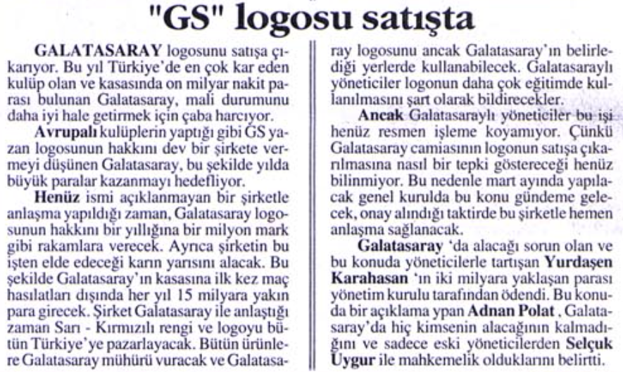 gsformaOrg's tweet photo. 18 Ocak 1993 tarihli milliyet gazetesinden bir kupür
 #Galatasaray #tarihi #sportarihi #galatasaraytarihi https://t.co/uR5yJNrqAF