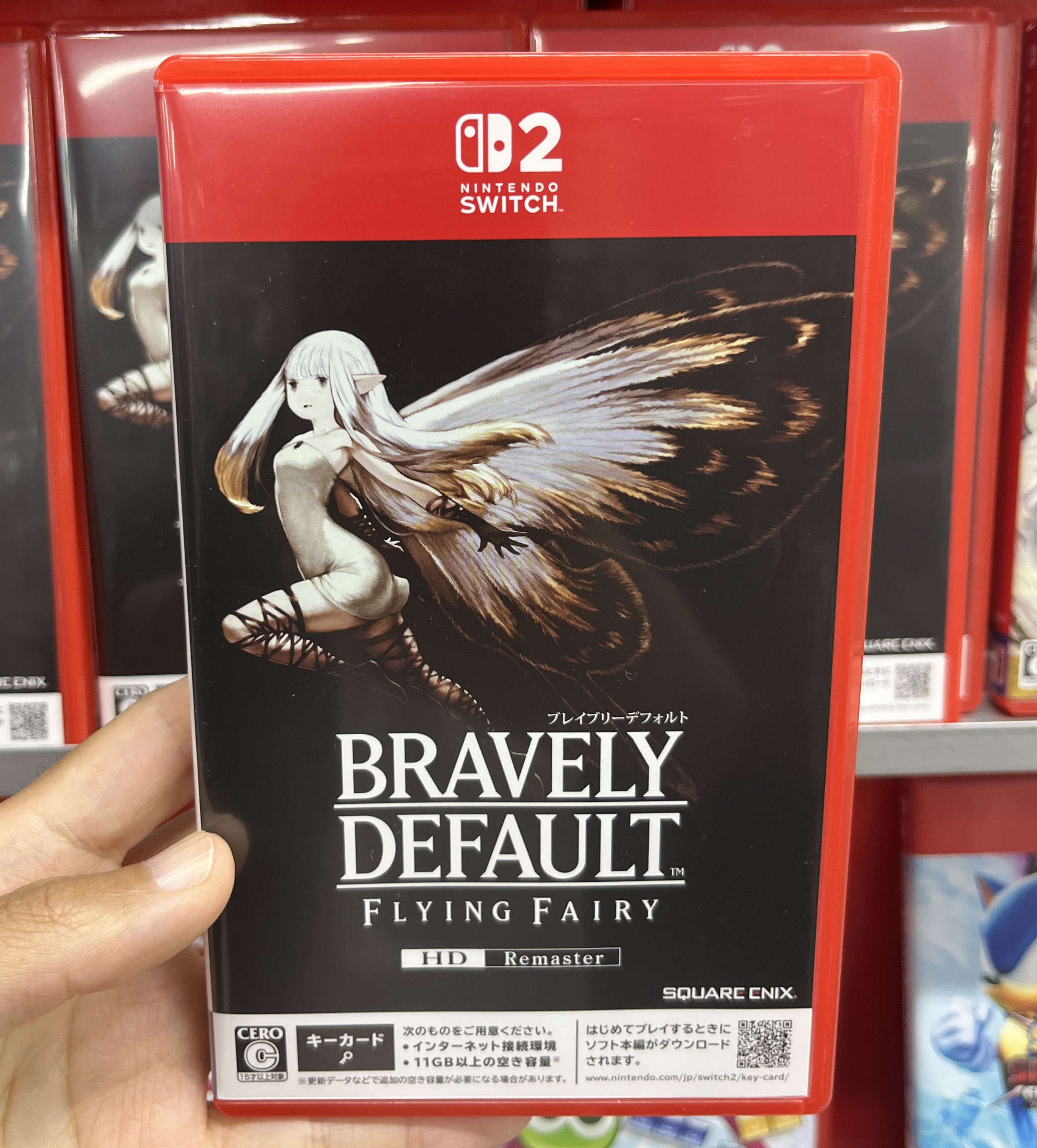 Bravely Default Flying Fairy Nintendo 3DS Glossy Promo Ad