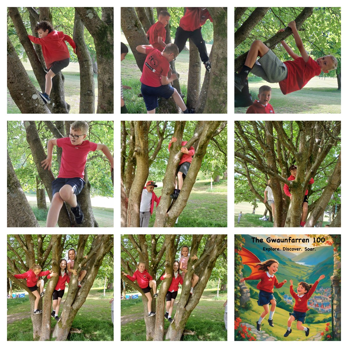 gwaunyear3's tweet photo. Year 3 / 4 have had an amazing morning at Cyfarthfa Park for Feel Good Friday. Teamwork was used to build dens, trees were climbed and great fun was had by everyone. A huge thanks to the PTA members for joining us on our morning out. Gwaith da pawb! @GwaunfarrenSch https://t.co/RMZgkgyUSB