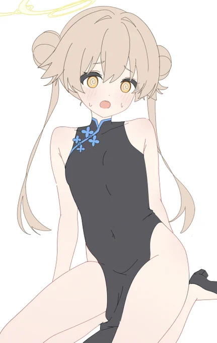 お題箱のキサキみたいなお団子ヘアのヒフミ～ 