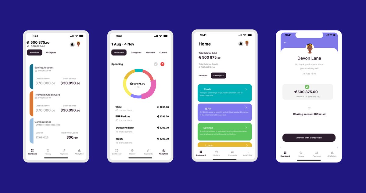 So I have been dreading designing anything related to FINTECH until I came across something and I  decided to replicate it....
I am open to critics..