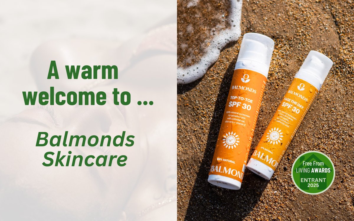 A warm welcome to multiple <a href="/FFSkincareAward/">Free From Skincare Awards</a> medallists <a href="/Balmonds_/">Balmonds</a>! Wonderful to have you in the Free From Living Awards 2025! #FFLA25
