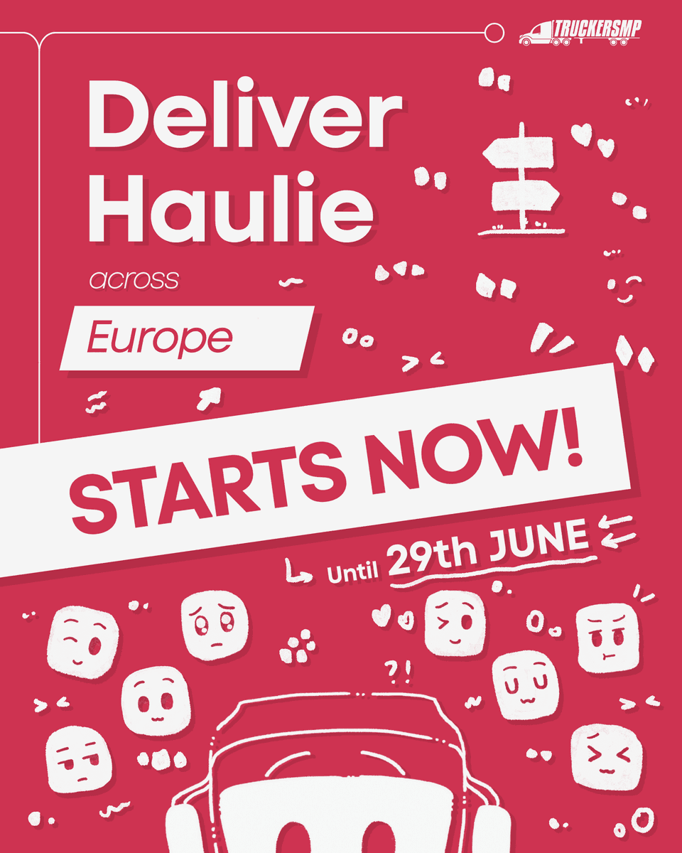 The #TruckersMP #DeliverHaulie event is starting now, running until Sunday 29th June🧸🚚

Help Deliver our mascot Haulie across Europe 🗺️ 

👉 Find out more about Deliver Haulie across Europe: truckersmp.com/blog/328