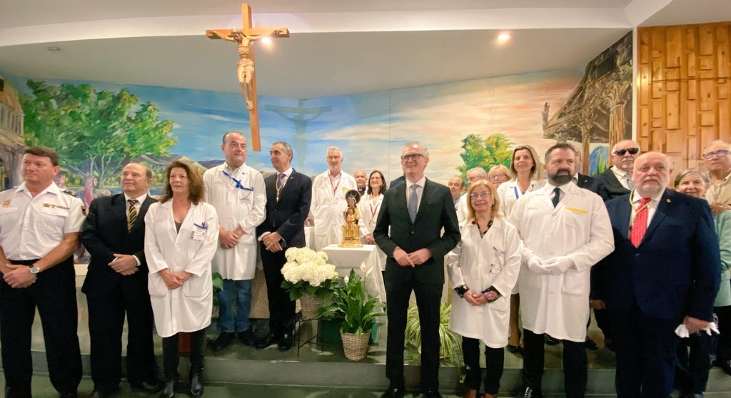 El consejero de Salud, Juan José Pedreño, asistió hoy a la recepción de la imagen original de la Virgen de la Arrixaca en el hospital clínico universitario que lleva su nombre, con motivo del 5️⃣0️⃣ aniversario de <a href="/AreaUnoArrixaca/">Área 1 Arrixaca</a> 

Pedreño aseguró que al recibir a la Virgen de la