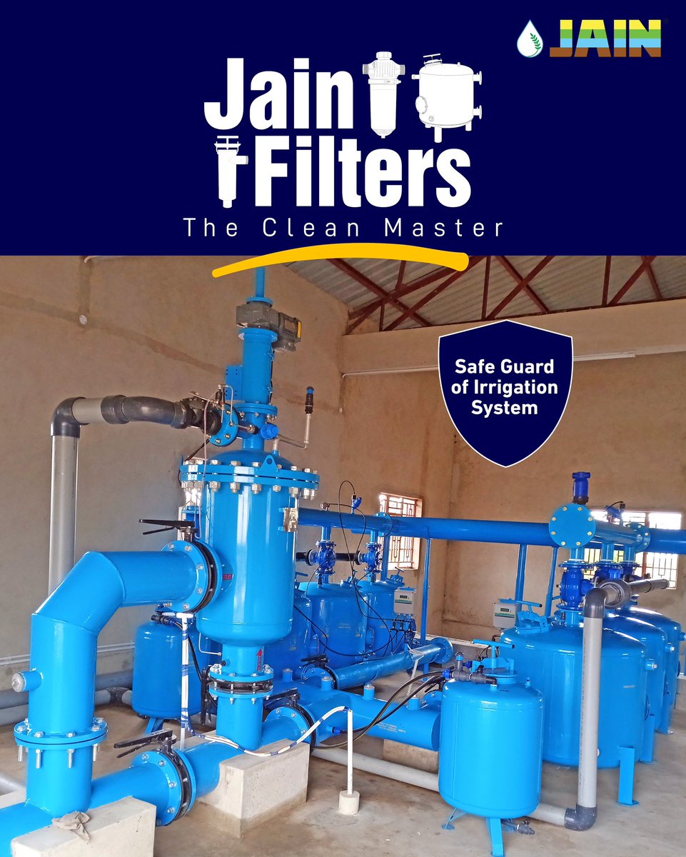 The Jain Filtration Unit is often called the heart of the irrigation system and for good reason ✅ 
It ensures clean, debris-free water, protecting emitters and maintaining system efficiency 💯 

Engineered for durability and performance, it supports sustainable farming by