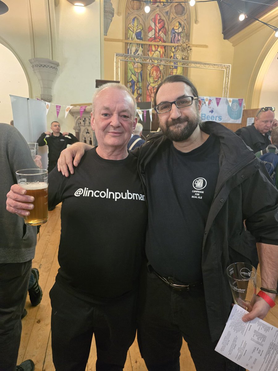 Lincoln Pub Man (@lincolnpubman) on Twitter photo Always great to meet followers 👍
Bumped into <a href="/CaskTheology/">Cask Theology</a> <a href="/Lincoln_CAMRA/">Lincoln CAMRA</a> Beer Festival
Give him a follow and check out his YouTube channel
#Hoptastic Always great to meet followers 👍
Bumped into <a href="/CaskTheology/">Cask Theology</a> <a href="/Lincoln_CAMRA/">Lincoln CAMRA</a> Beer Festival
Give him a follow and check out his YouTube channel
#Hoptastic