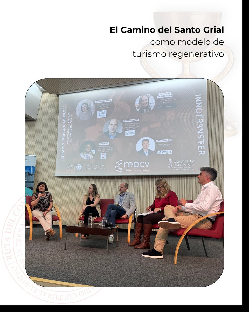 🌱 El Camino del Santo Grial, ejemplo de turismo regenerativo en #Innotransfer.
Destacamos: “El peregrino del s. XXI deja una huella positiva” 🕊️
Modelo de sostenibilidad, cultura y economía social
👉 elcaminodelsantogrial.eu/el-camino-del-…
#CaminoDelSantoGrial #TurismoConPropósito #Innotransfer