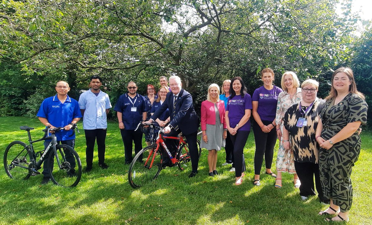 Department of Health (@healthdpt) on Twitter photo The Health Minister visited Hawthorn House Care Home where he met with some of the <a href="/beaumont_care/">Beaumont Care</a> team who are participating in the @NIPANC annual #PedalThePeripheryevent to raise awareness and funds to improve outcomes for those affected by pancreatic cancer. The Health Minister visited Hawthorn House Care Home where he met with some of the <a href="/beaumont_care/">Beaumont Care</a> team who are participating in the @NIPANC annual #PedalThePeripheryevent to raise awareness and funds to improve outcomes for those affected by pancreatic cancer.