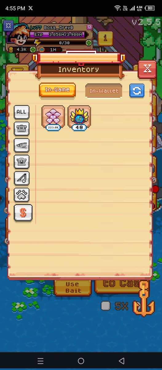 Boss_Drey_ron's tweet photo. @FishingFrenzyCo  Can I still buy a pet? Coz I still have a balance 200k scales 🥹 https://t.co/JHqnmyeDxb