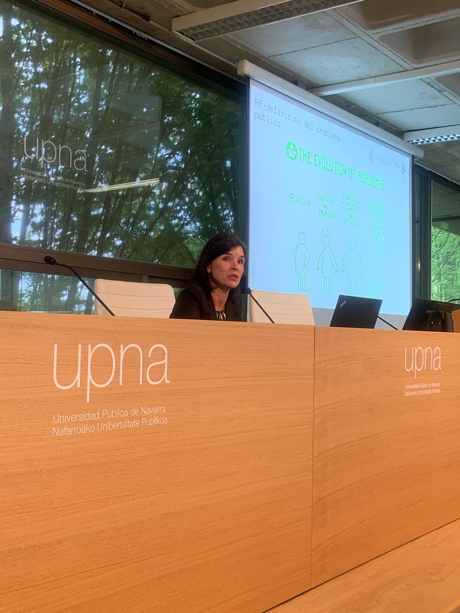 FECYT (@fecyt_ciencia) on Twitter photo ➡ <a href="/PilaRicoCastro/">Pilar Rico-Castro</a>, coordinadora de Ciencia Abierta de #FECYT, impartió una charla en <a href="/UNavarra/">UPNA - Universidad</a> sobre #CienciaAbierta y nuestra labor para eliminar las barreras de acceso al conocimiento científico. ➡ <a href="/PilaRicoCastro/">Pilar Rico-Castro</a>, coordinadora de Ciencia Abierta de #FECYT, impartió una charla en <a href="/UNavarra/">UPNA - Universidad</a> sobre #CienciaAbierta y nuestra labor para eliminar las barreras de acceso al conocimiento científico.