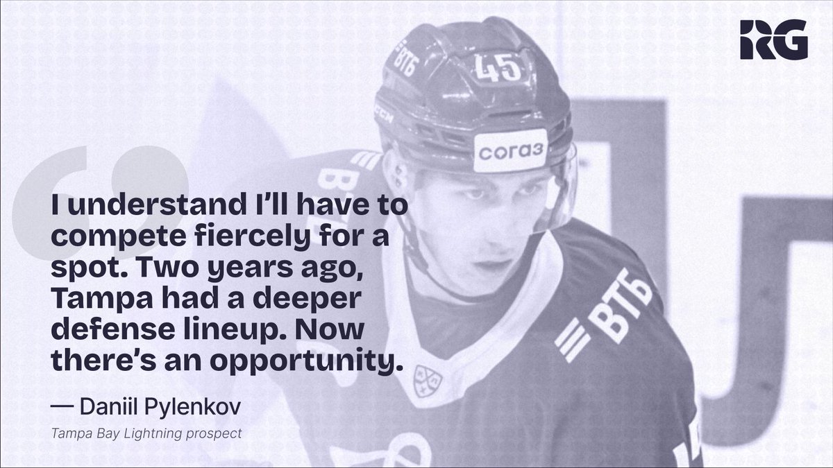 KHL’s Daniil Pylenkov is set on joining the NHL and Tampa Bay Lightning. “I told Dynamo I’m continuing my career in America,” he says, ready for the challenge. ⚡️ #GoBolts 

via <a href="/DariaTuboltseva/">Daria Tuboltseva</a> 

Read more: rg.org/news/hockey/da…