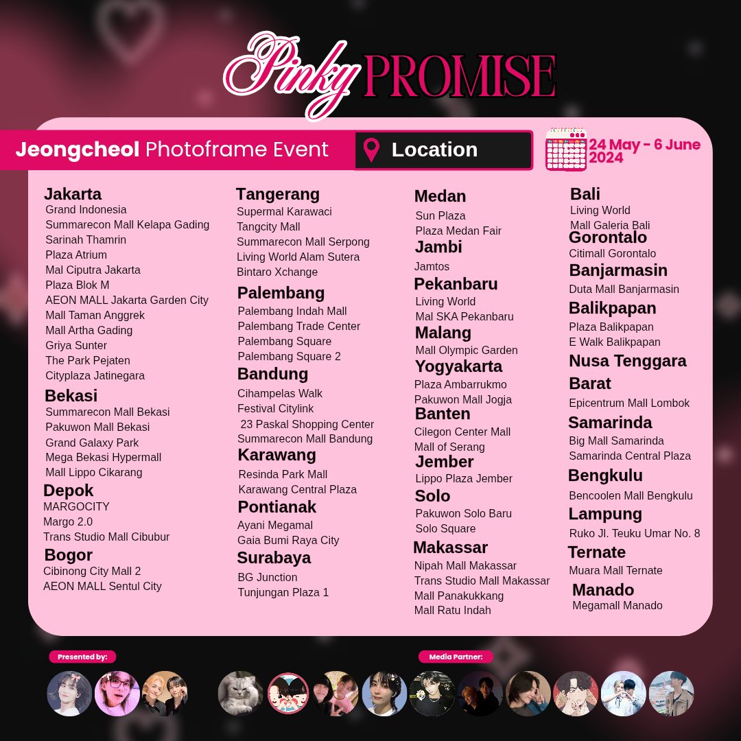 pinky_promise95's tweet photo. ๐ฉทเญจเญง Pinky Promise เญจเญง๐ฉท
๐๐ฏ๐๐ง ๐๐๐ญ๐๐ซ ๐๐ ๐ฒ๐๐๐ซ๐ฌ, ๐ข'๐ฅ๐ฅ ๐๐ ๐๐ฒ ๐ฒ๐จ๐ฎ๐ซ ๐ฌ๐ข๐๐
A Jeongcheol Photoframe Event
by @coupshanthinker @pinky_promise95
๐ 24 May - 6 June 2025
๐ @selfietimeid
Share your moment and mention us
use #10YearsWithJC hashtag! ๐๐ผ https://t.co/oC033bnLfZ