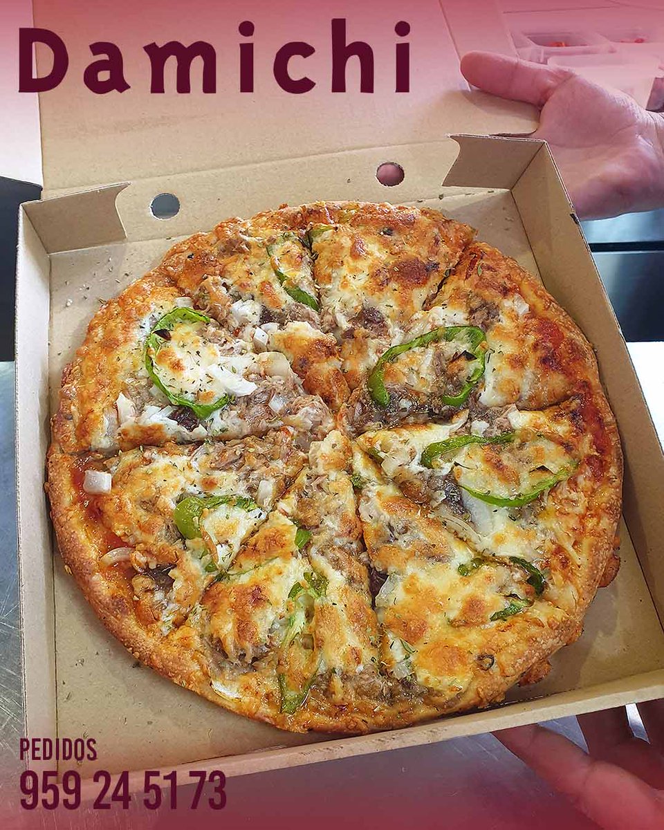 Sobran las palabras😋

¡Disfrútalas este fin de semana!

𝗗𝗮𝗺𝗶𝗰𝗵𝗶 🍕🍝
📞 959 24 51 73
🏠 Calle Diego de Almagro, S/N #Huelva
📱 damichi_huelva
🐦 <a href="/DamichiHuelva/">Damichi Restaurante</a>
#restaurante #pizzeria #gastronomía