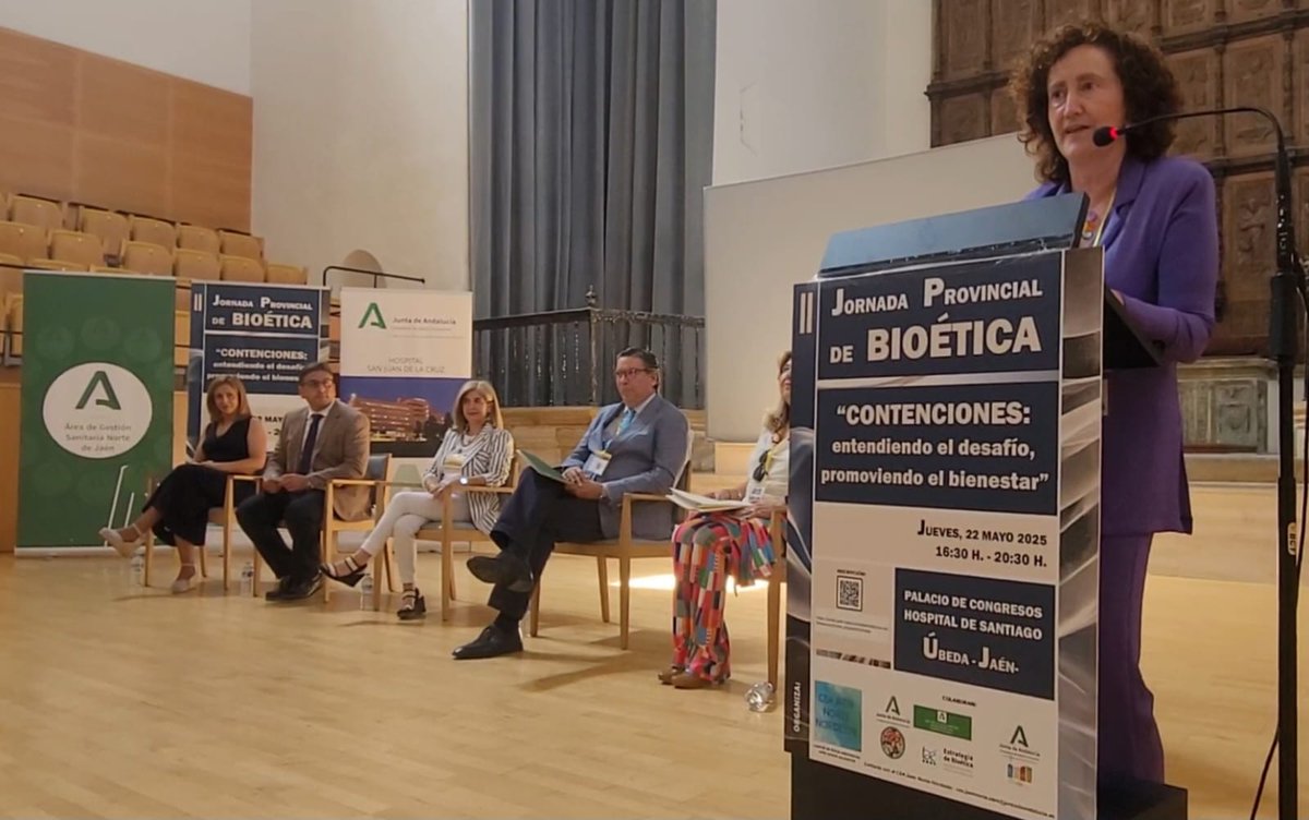 👏Gran éxito de asistencia a la II Jornada Provincial de #Bioética organizada por el Comité de Ética Asistencial Jaén Norte-Nordeste.  

Importante reflexión sobre las #contenciones en el ámbito sanitario y sociosanitario.  

💪Si se quiere, se puede.

bit.ly/3SOV8yx