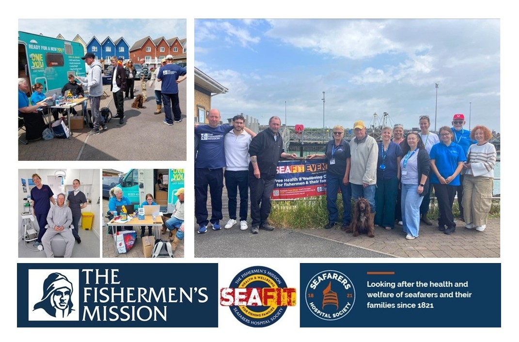 FishMishSeaFit's tweet image. THANK YOU to our incredible healthcare providers delivering care on the quayside in Newhaven for our fishermen. Your dedication keeps our #coastalcommunities strong & healthy. @thefishmish @seahospital @SeafarersAdvice @DentaidC55232 @OneYouESussex @HealthwatchES @HiMEastSussex