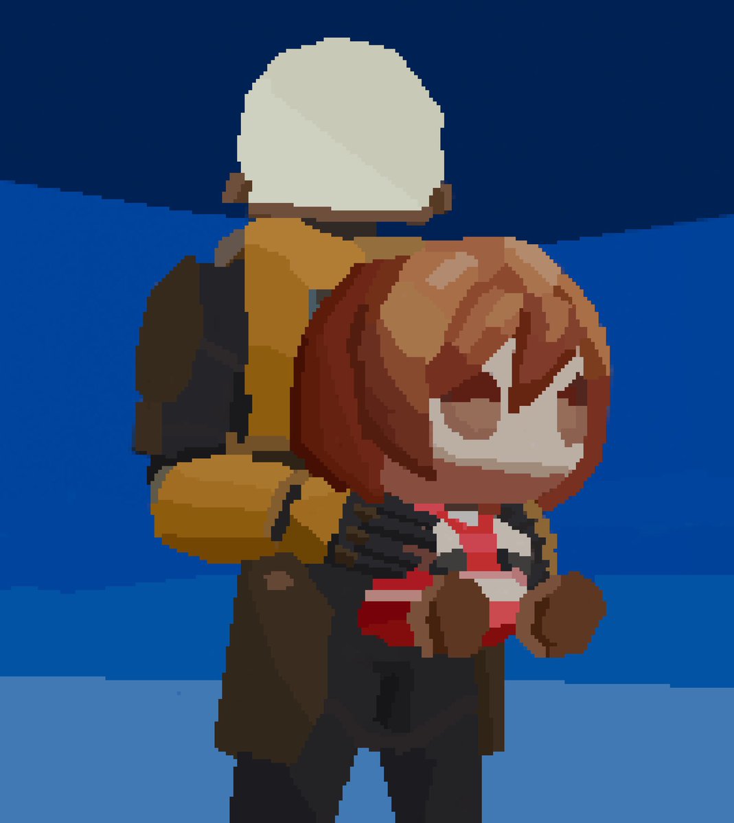 These 2 characters helped me through art block before so I decided to draw them again (a ❤️ and 🔁 would be greatly appreciated too) #artmoots