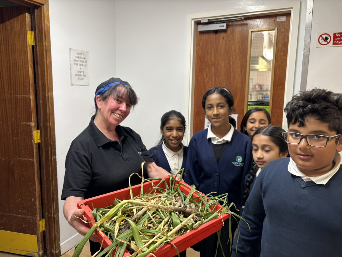 MrsIkram_AMPA's tweet photo. Our Eco helpers loved harvesting our school grown garlic this morning. We then gave it to our kitchen staff who will use it to prepare us scrumptious meals!
🧄 https://t.co/xVZooVjcO5