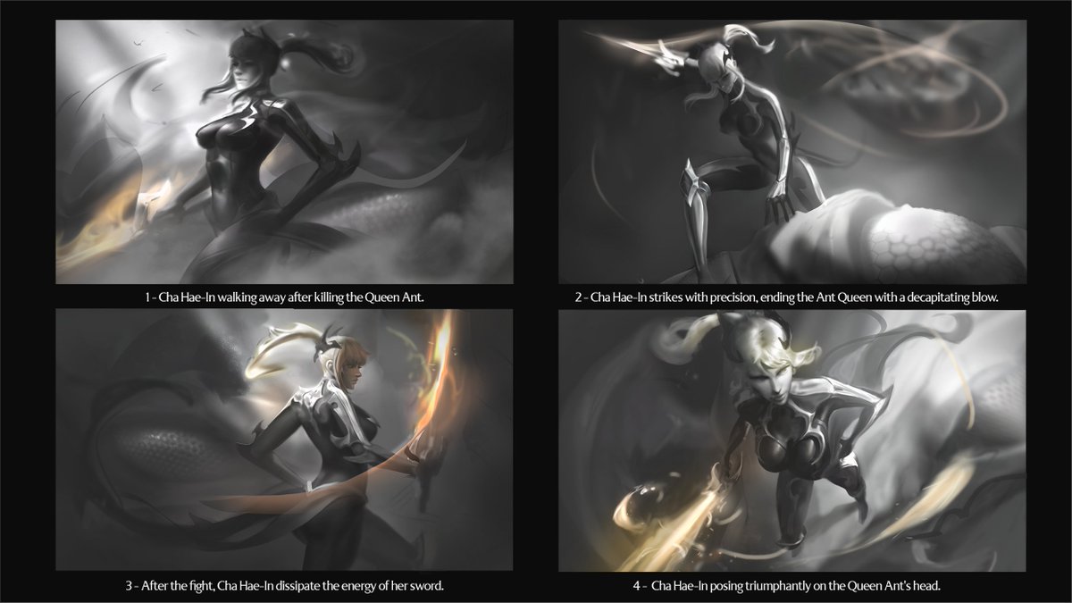 bobe_florian's tweet image. Tell me guys, I can&apos;t decide.
Which one for Cha Hae-In? #SoloLeveling