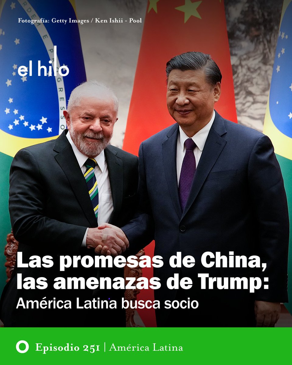 En medio de la incertidumbre económica mundial y la guerra de aranceles del gobierno de Donald Trump, China aparece como una alternativa difícil de resistir para América Latina.  ¿Qué significa abrir aún más nuestras economías al gigante asiático? Escucha:
🌐 Web: