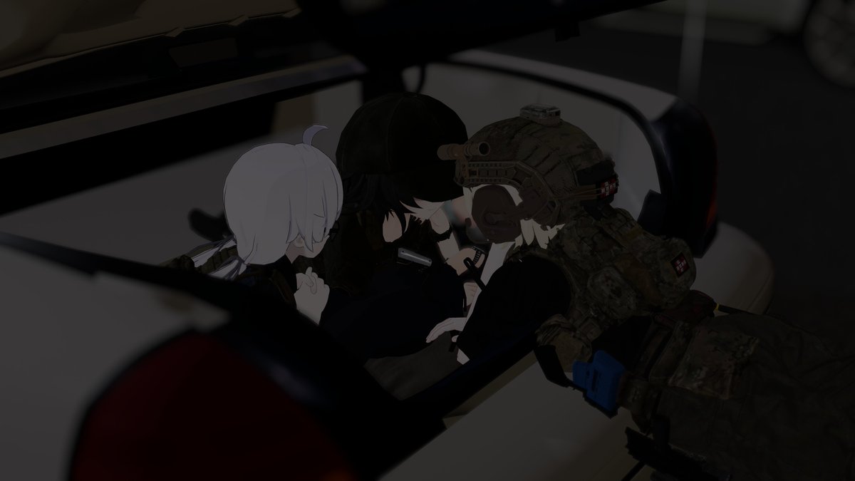 Pr0be_9's tweet photo. #VRChat rest inside the trunk https://t.co/86X9fBnUa5
