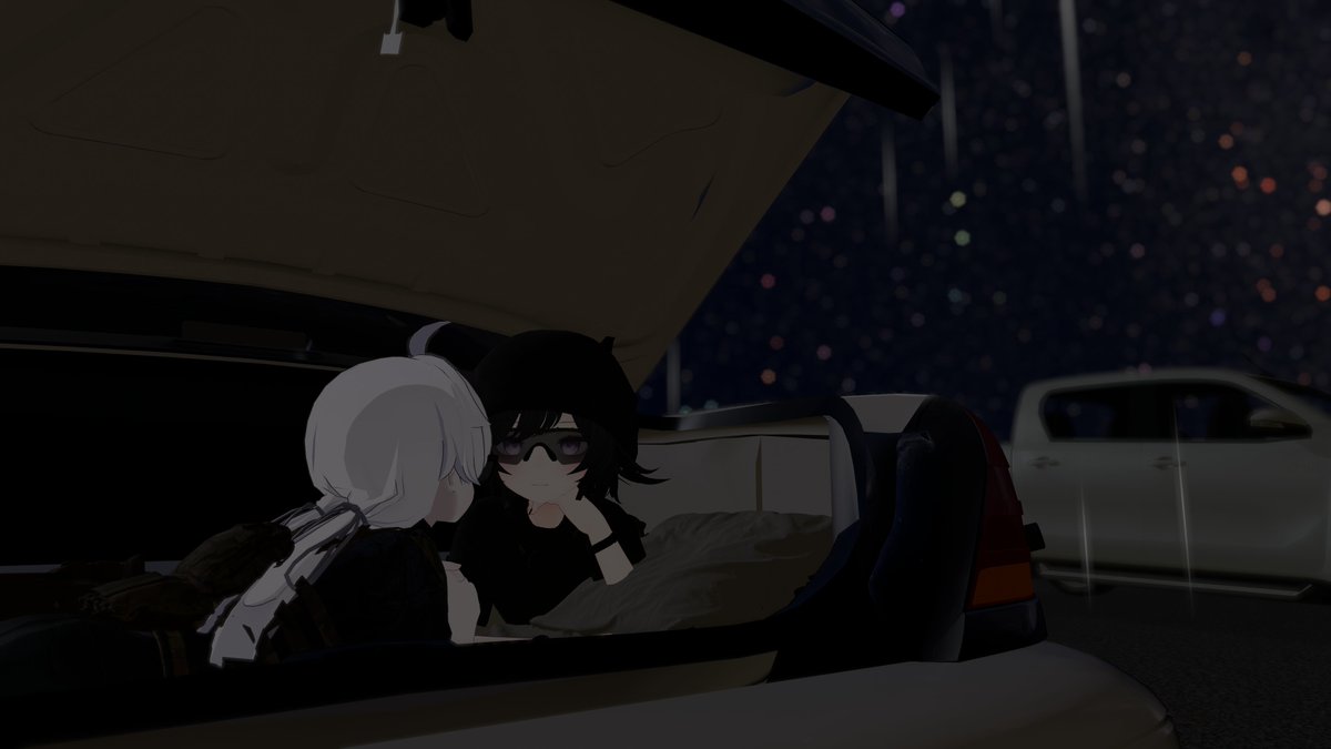 Pr0be_9's tweet photo. #VRChat rest inside the trunk https://t.co/86X9fBnUa5