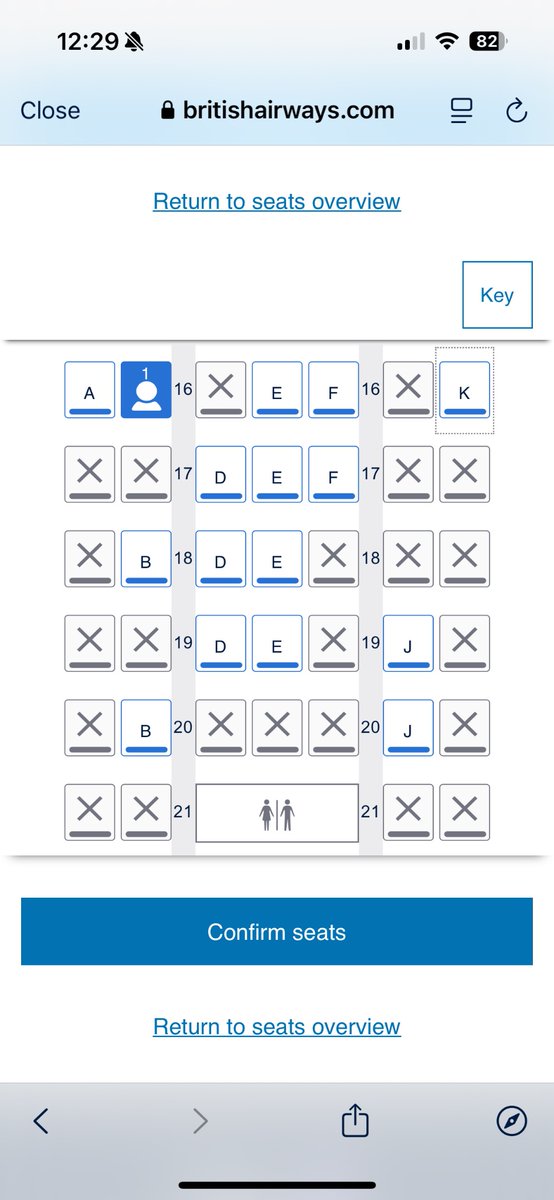 catherinehmcc's tweet photo. @British_Airways is there I can book one of these window seats? I'm never able to before the check-in opens, and yet every time it's not an infant in that seat but another adult. I'm a silver member, so can book months in advance. How do I get access to the seat? https://t.co/xiwCD35arW
