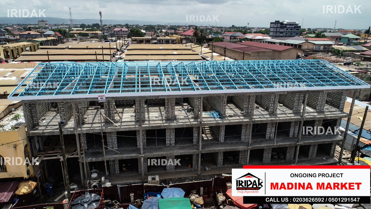 IridakLimited's tweet photo. #NewProjectUpdate
Impressive progress at Madina Market with our premium steel trusses.
Our trusses are setting the standard for strength and style - built to last, designed to impress!
Don’t miss out on our mega 25% OFF🔥 Value Pack Promo- unbeatable deal. T&Cs Apply.
CCTV https://t.co/7T2NQnX3DF