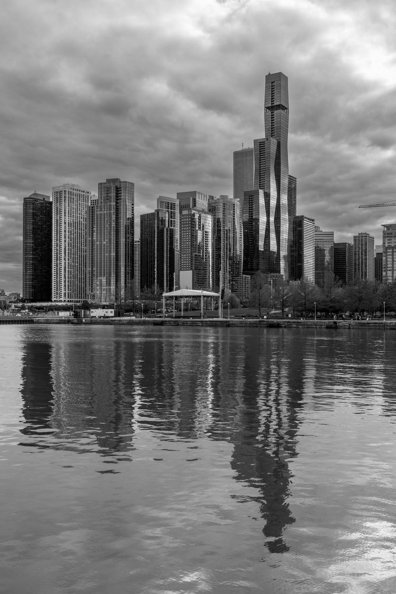 clouds over the city: