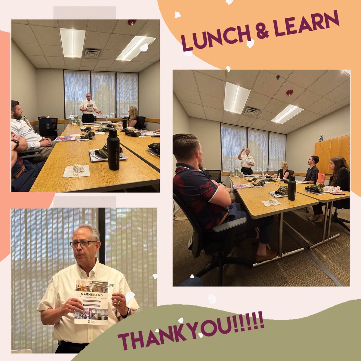 ZLEDLighting's tweet photo. ⚡️Thanks to the  teams at FGR Group &amp; @Graybar Lighting Quotes in Ft. Worth, TX for an awesome Lunch &amp; Learn!  💚We loved sharing Magnilumen™ Plus &amp;
&amp; diving into lighting solutions. 💡Your questions, time, &amp; hospitality meant the world ! #GrayBar
#ZLEDLighting #MagnilumenPlus https://t.co/gOvqNZ3GL3