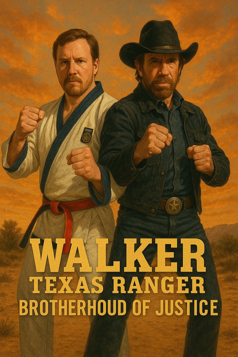 JohnMorgart's tweet photo. From the Dojo to Texas Justice!
Honored to be featured alongside legends like Chuck Norris in these epic posters!
Representing Wei Son Do as a 5th Degree Black Belt and carrying the spirit of martial arts wherever justice calls.
#WalkerTexasRanger #MartialArts #WeiSonDo https://t.co/7WAMYFkxaS