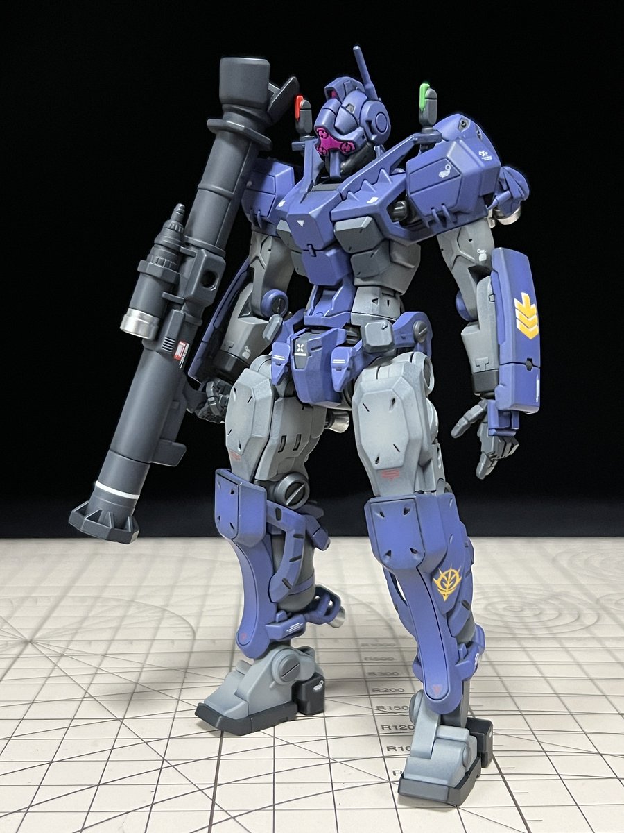 HGゲルググ スガイ機(GQ)完成 過去作のゲルググの配色をGQ版として塗っ