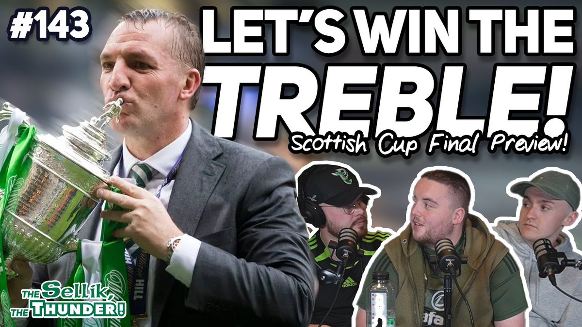 🚨 IT'S SCOTTISH CUP FINAL TIME! 🚨
Thanks as always to <a href="/G4Claimsltd/">G4 Claims</a> 

Can Brendan Rodgers win back the trebles that he made normality? Here is our preview for the FINAL against Aberdeen! 🐑

Plus your questions, quizzes and more! 

WATCH: youtu.be/obaynmsMTPQ