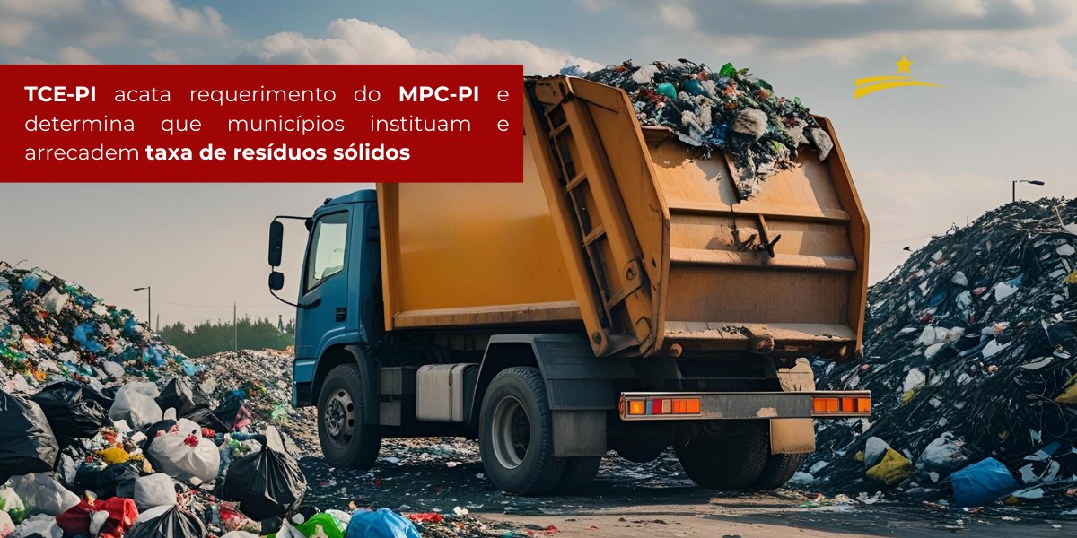 mpcpiaui's tweet photo. #TCEPI acata reuqerimento do #MPCPI para municípios cobrarem taxa de lixo. Medida do programa Zero Lixões aponta má gestão e falta de estrutura.

Acesse a matéria completa:
https://t.co/XJ2NRmDaD5 https://t.co/9TYXsis6ey