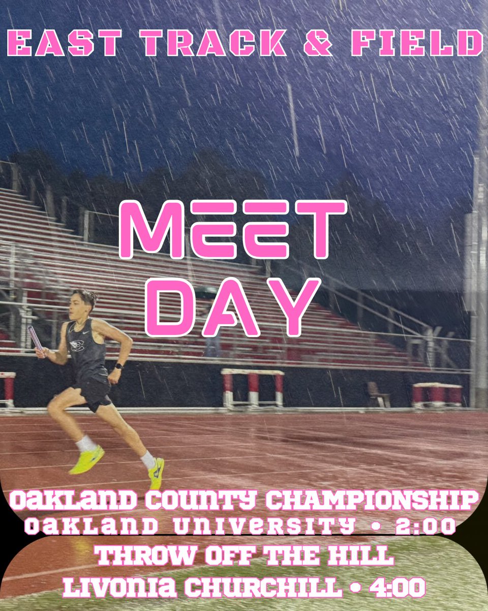 Big “get to” day for our throwers and Oakland County qualifiers!