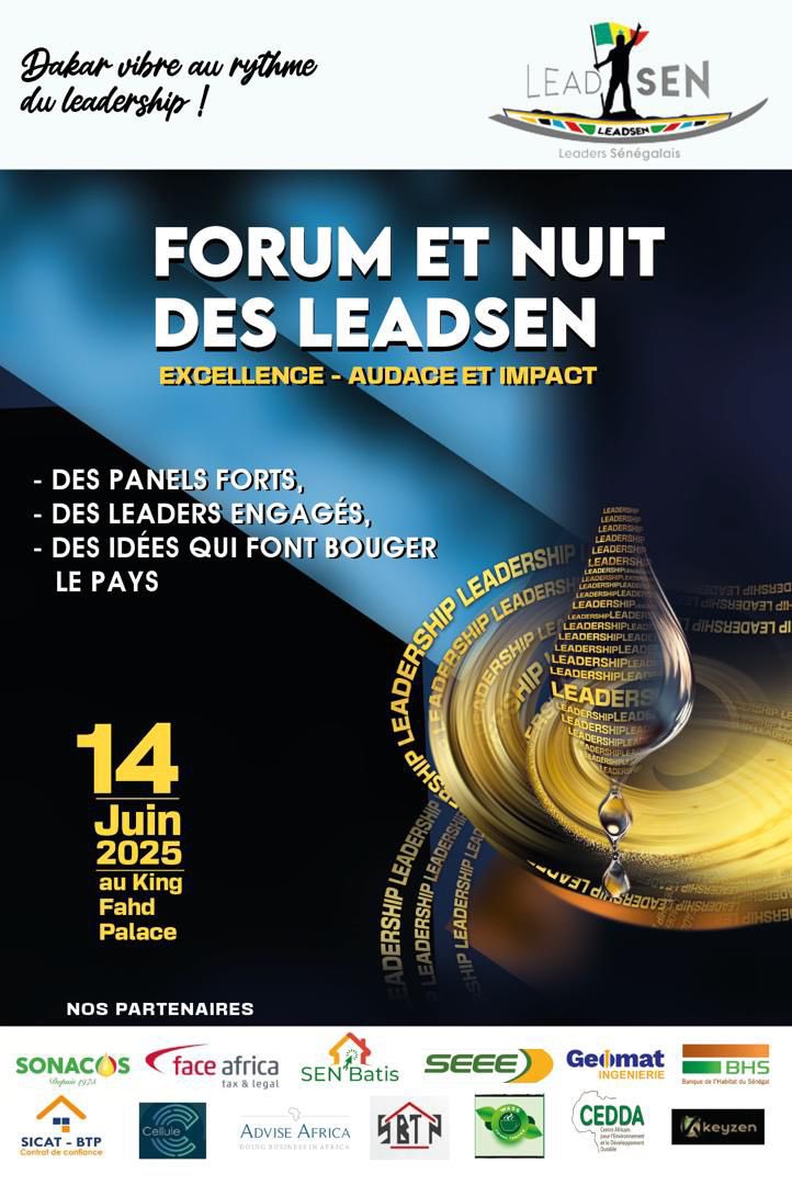 #ForumNuitLeadSen
14 juin 2025 |  King Fahd Palace, Dakar
#groupeseee #forumleadsen #entrepreneuriat #leadership #innovations