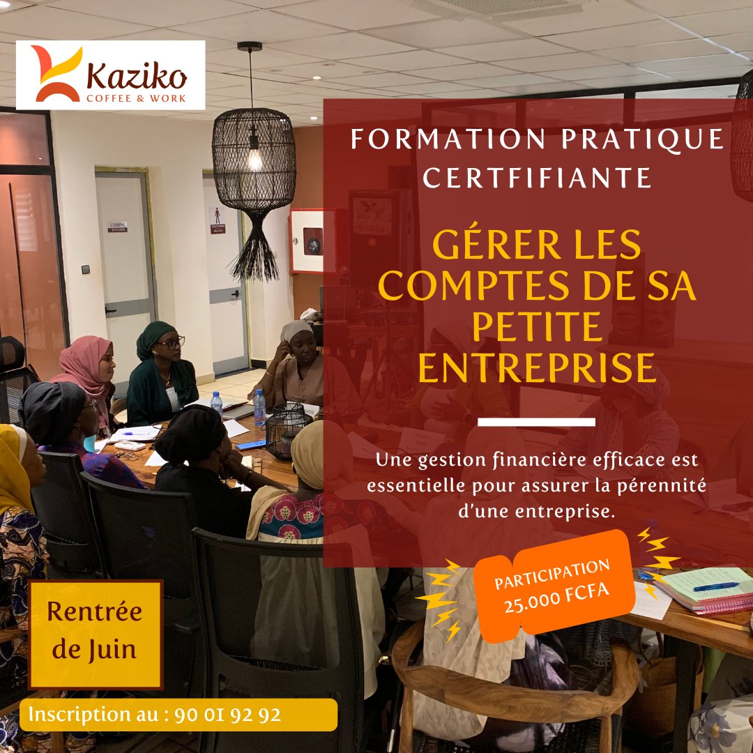 𝐅𝐨𝐫𝐦𝐚𝐭𝐢𝐨𝐧 𝐜𝐞𝐫𝐭𝐢𝐟𝐢𝐚𝐧𝐭𝐞 : 𝐆𝐞́𝐫𝐞𝐫 𝐥𝐞𝐬 𝐜𝐨𝐦𝐩𝐭𝐞𝐬 𝐝𝐞 𝐬𝐚 𝐩𝐞𝐭𝐢𝐭𝐞 𝐞𝐧𝐭𝐫𝐞𝐩𝐫𝐢𝐬𝐞
Vous êtes entrepreneur, freelance ou start-up ?
 Cette formation vous offre les clés pour une gestion financière saine et efficace de votre activité.