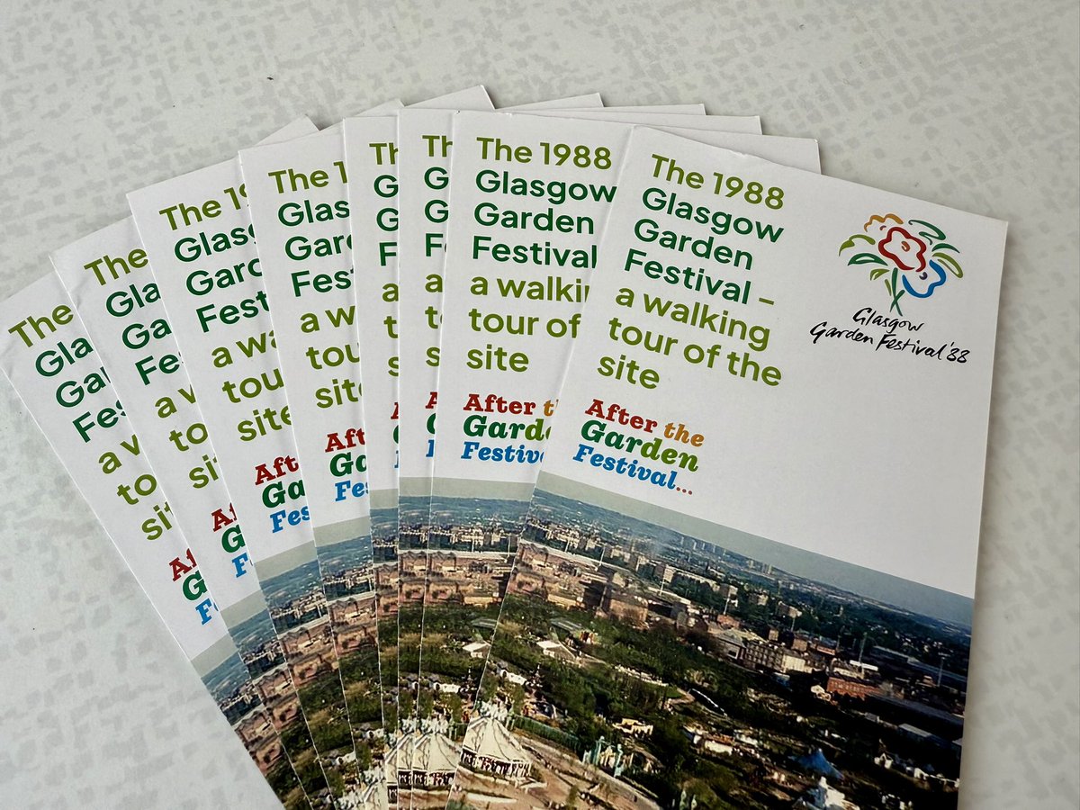 Gordon Barr (@gordonbarr) on Twitter photo Meanwhile it was nice to spot our new <a href="/AtGF1988/">After the Garden Festival...</a> walking trail that takes you round the former site of the Glasgow Garden Festival 1988 out in the wild in leaflet stands across Glasgow today!  
You can also download a digital copy at
glasgowgardenfestival.org Meanwhile it was nice to spot our new <a href="/AtGF1988/">After the Garden Festival...</a> walking trail that takes you round the former site of the Glasgow Garden Festival 1988 out in the wild in leaflet stands across Glasgow today!  
You can also download a digital copy at
glasgowgardenfestival.org