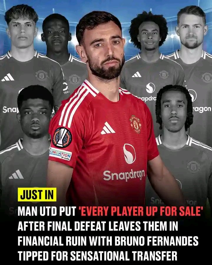 🚨 ENTIRE MAN UTD SQUAD TRANSFER LISTED 🚨

United have done the unthinkable. Every single player has been given a price - even Bruno! 😳