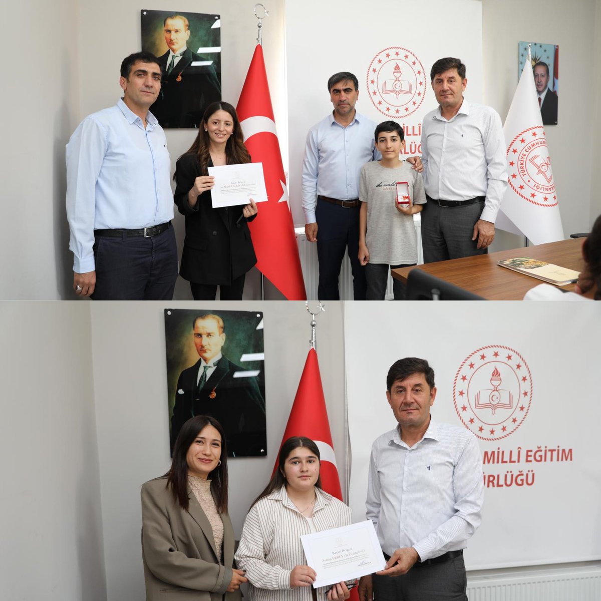 İl MEM AR-GE Birimi’nin yürüttüğü “Okuyorum, Öğreniyorum, Geziyorum” projesi kapsamında dereceye giren öğrencilerimize hediyeleri, İl  Müdürümüz tarafından takdim edildi. Katılan tüm öğrencilerimize teşekkür eder, başarılarının devamını dileriz.
<a href="/Yusuf__Tekin/">Yusuf Tekin</a> 
<a href="/tuncay_akkoyun/">Tuncay Akkoyun</a>