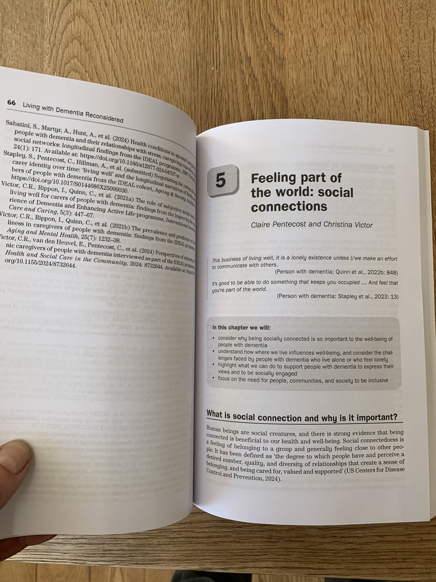 The Living with dementia reconsidered book has landed!😊
Just in time for #DementiaActionWeek 
Are you interested in what helps people with dementia to live well, this is for you.