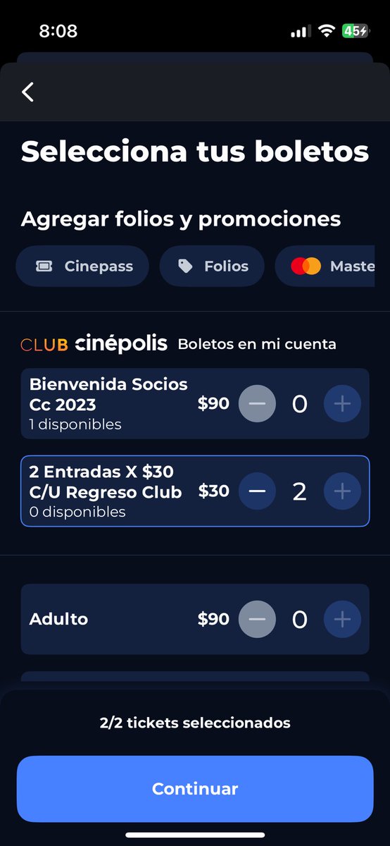 Jamonjamonjaz's tweet photo. qué onda con cinépolis, pone una promo no la respeta luego la quita y no deja comprar boletos ni siquiera sin la promo, deben de respetar lo que ponen @Profeco de nuevo cinépolis trae su despapaye @Cinepolis https://t.co/DXgYWYli0V