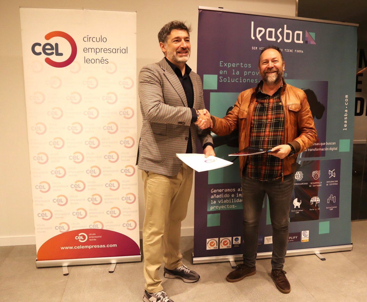 🤝Acuerdo estratégico con <a href="/cel_leon/">CEL León</a> para impulsar la transformación digital de las empresas leonesas. Conoce las ventajas de este convenio cuyo fin es facilitar a nuestros socios el acceso a servicios tecnológicos y legales en condiciones preferentes. 
ℹ️n9.cl/uojet